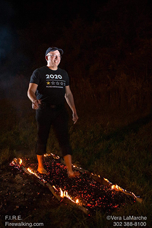 Joe Delgado Firewalking